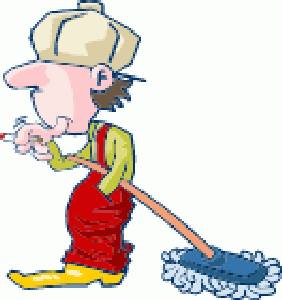 VSH000057 Cartoon Man Cleaner Brush