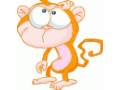 VSH000019 Cartoon Animal Monkey Thinks