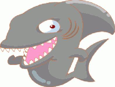 VSH000026 Cartoon Animal Shark Smile