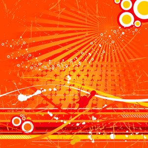 VSH000126 Фон Иллюстрация Красный Круги, Линии, Солнце, Лучи, Белый Background Pattern, Illustration, Red, Circles, Lines, Sun, Rays, White