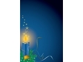 VSH001230Cristmas New Year Новый Год Праздник Holiday Fir Tree Елка Candle Свеча
