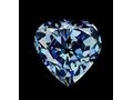 VSH000175 Heart Сердце Алмаз Diamond Голубой Light-blue