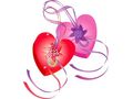 VSH000204 Heart Сердце Love Любовь Подарок Souvenir Лента Ribbon