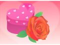 VSH000234 Heart Сердце Love Любовь Роза Подарок Коробка Box Rose Souvenir