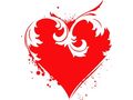 VSH000255 Heart Сердце Love Любовь Узор Pattern Red Красный