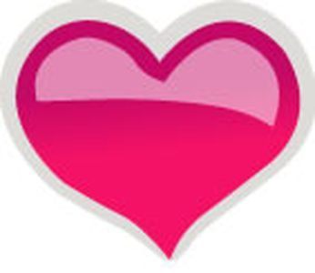 VSH000185 Heart Сердце Розовый Pink