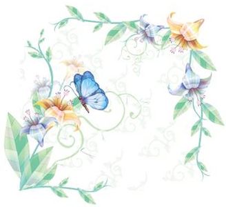 VSH000576Butterfly Flower Бабочка Цветок Цветы
